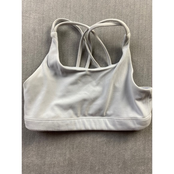 Athleta Girl Other - Athleta Girl Sports Bra Light Blue Strappy Cross Back Activewear Size M 8-10